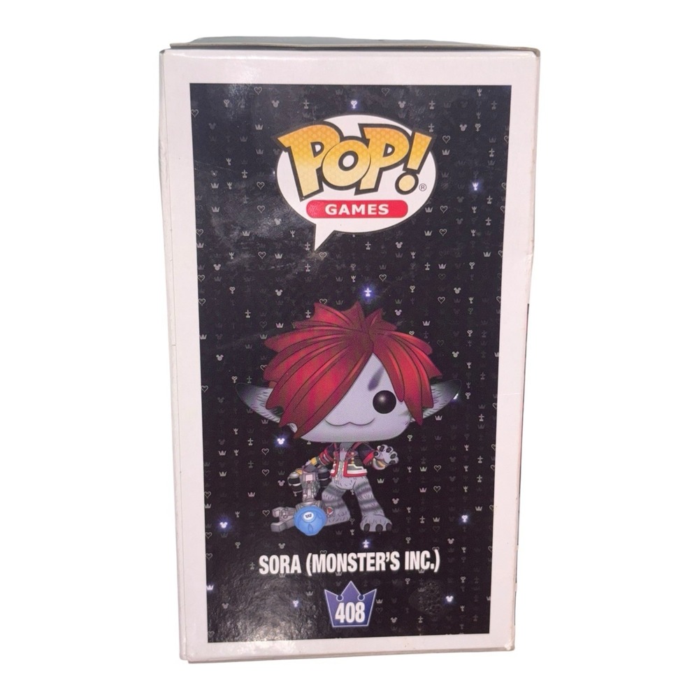 Funko POP! Games Kingdom Hearts #408 Sora Monster's Inc. Vinyl Figure BOX Damage - Picture 3 of 6